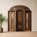 customized wooden modern aesthetic doors