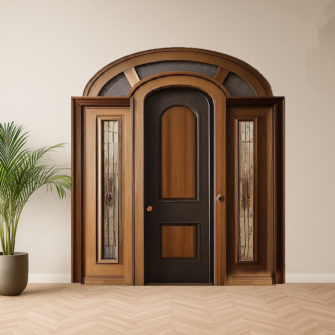 customized wooden modern aesthetic doors
