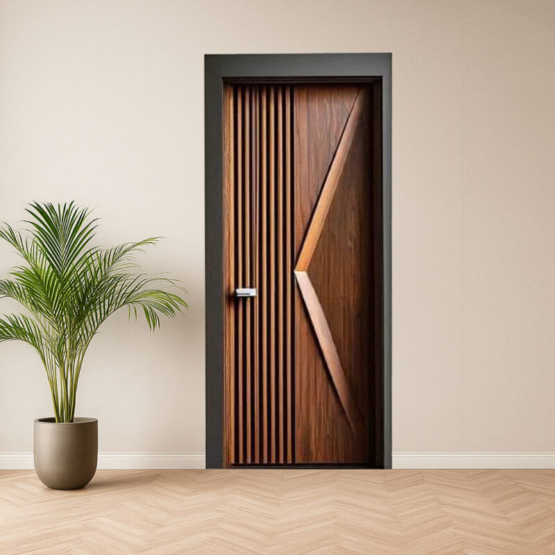 customized wooden modern aesthetic doors