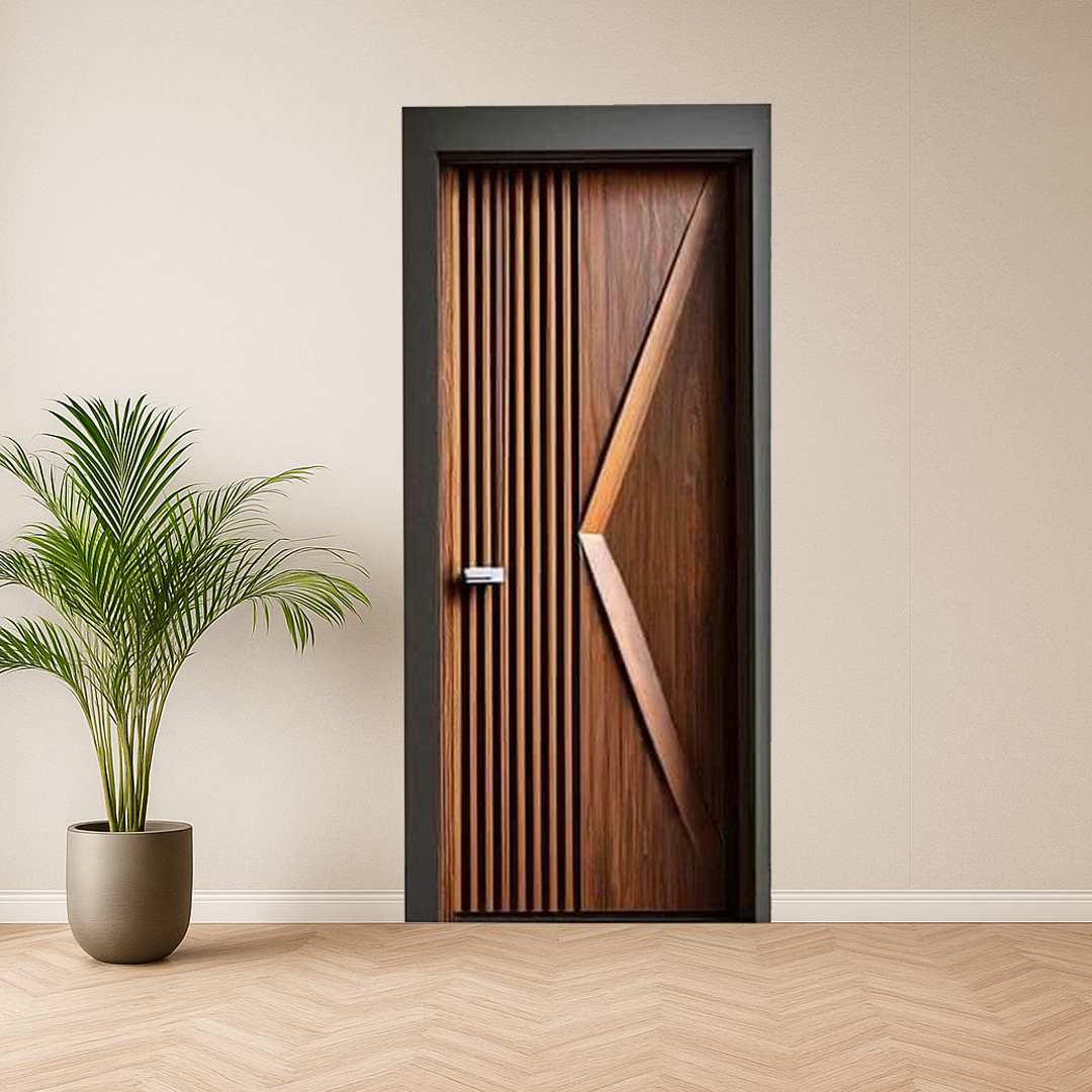 customized wooden modern aesthetic doors