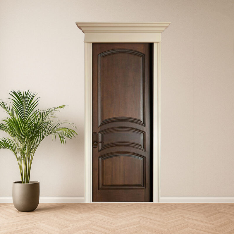 customized wooden modern aesthetic doors