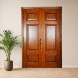 Customised wooen entrance doors