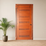 customised wooden door