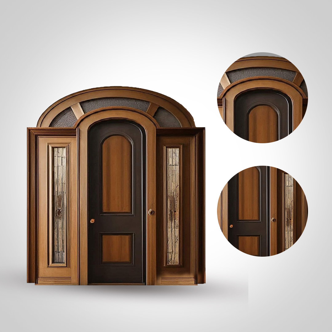 customized wooden modern aesthetic doors
