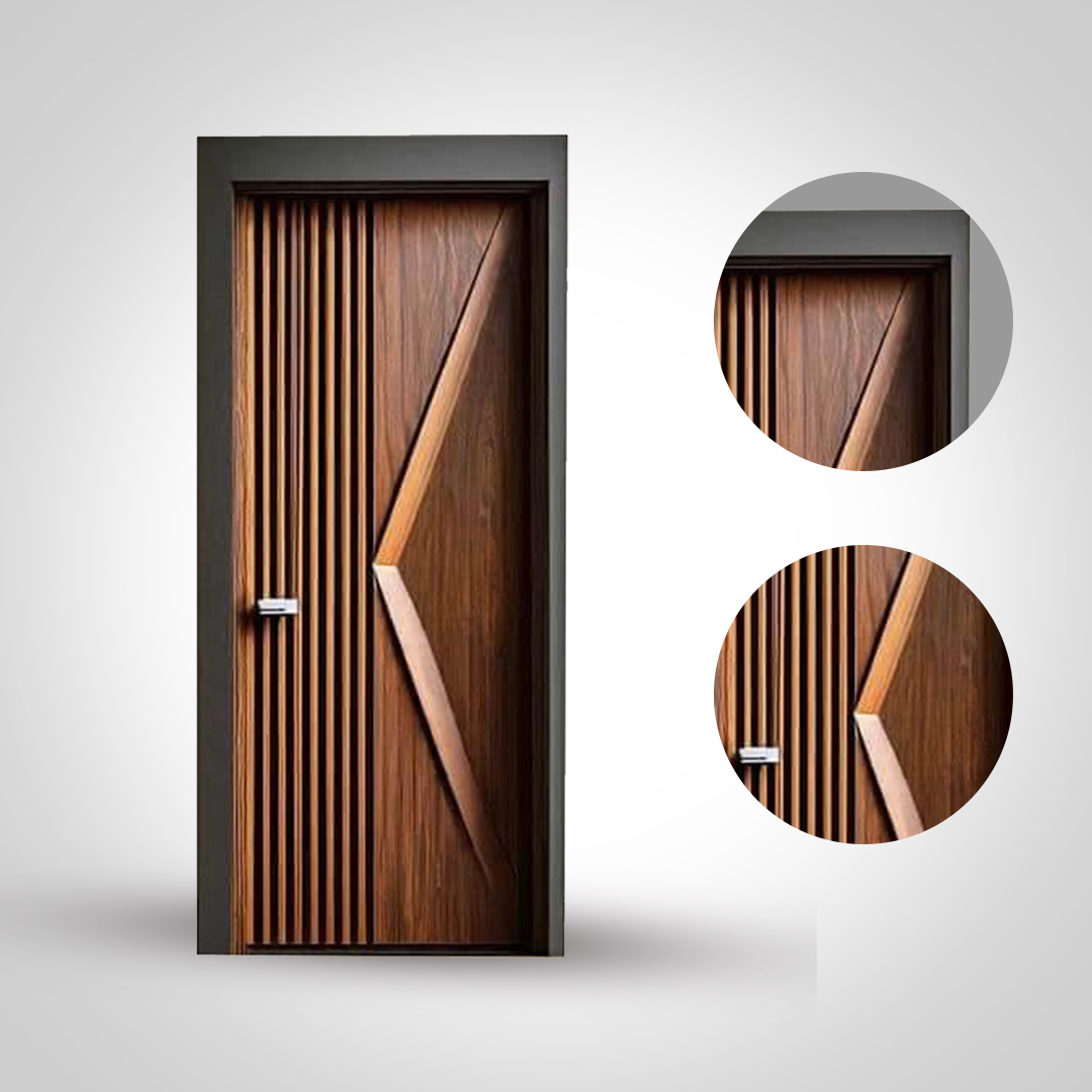 customized wooden modern aesthetic doors