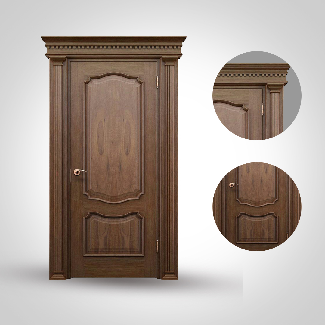 customized wooden modern aesthetic doors