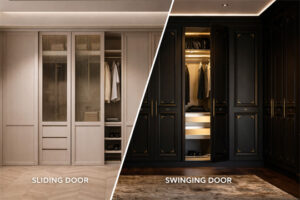 Sliding vs Swinging Shutter